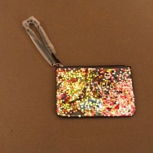 Victoria Secret sequin wristlet